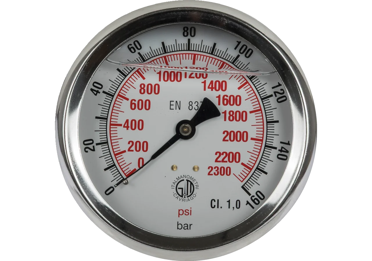 Manometer 160 bar, Dm 100 mm, G1/2 H GartenShop24 - Hochwertige Gartengeräte