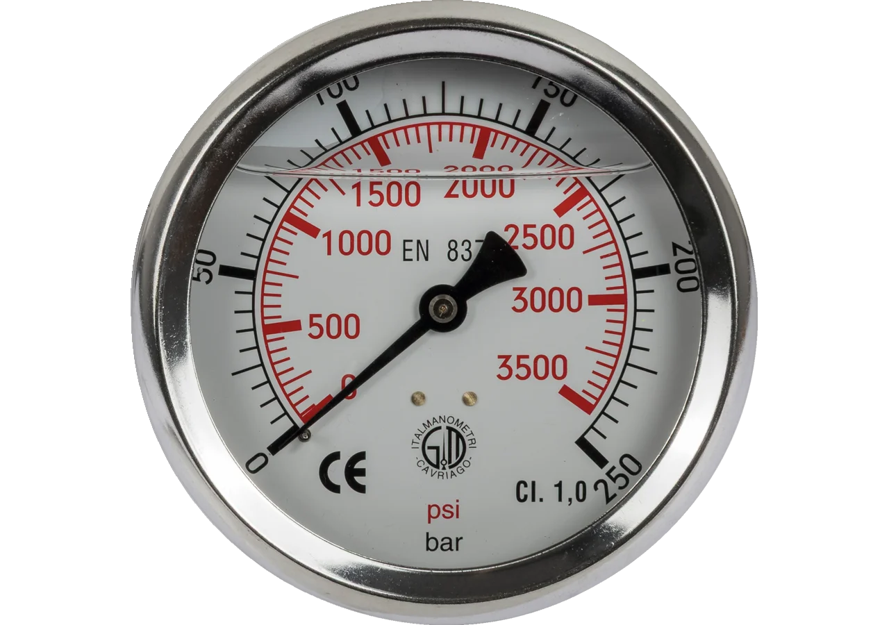 Manometer 250 bar, Dm 100 mm, G1/2 H GartenShop24 - Hochwertige Gartengeräte