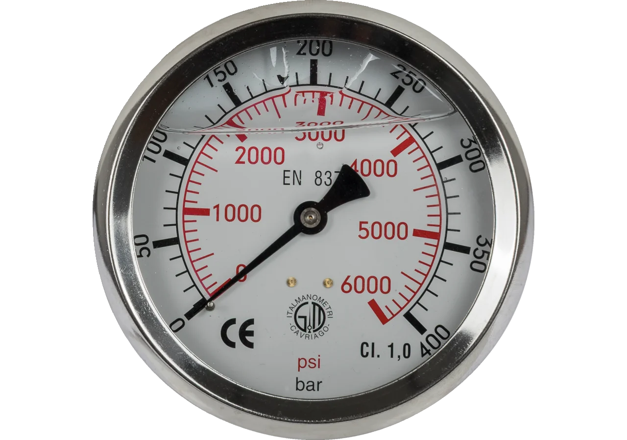 Manometer 400 bar, Dm 100 mm, G1/2 H GartenShop24 - Hochwertige Gartengeräte