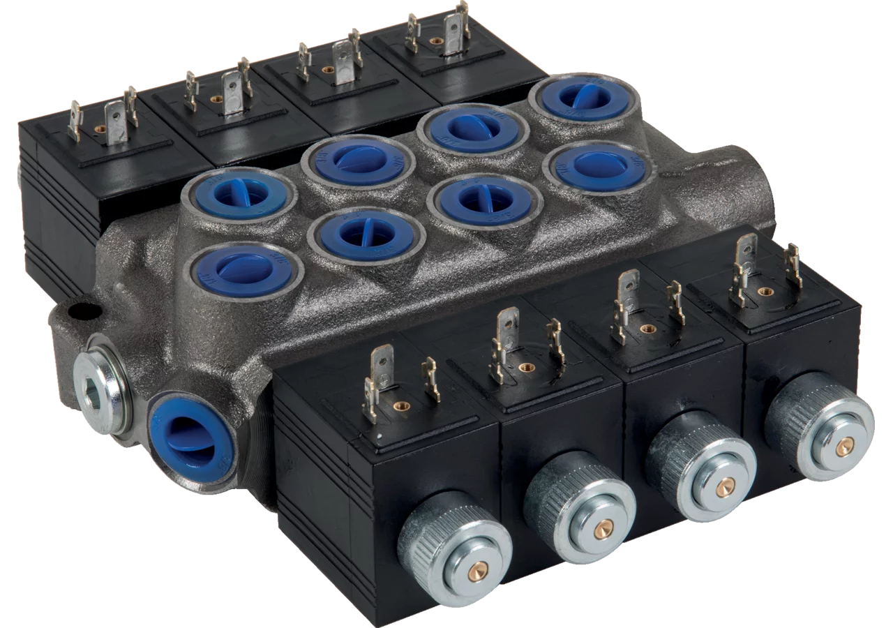 Monoblockventil DNM35/4, 4 x 001, 12 V DC Bondioli & Pavesi