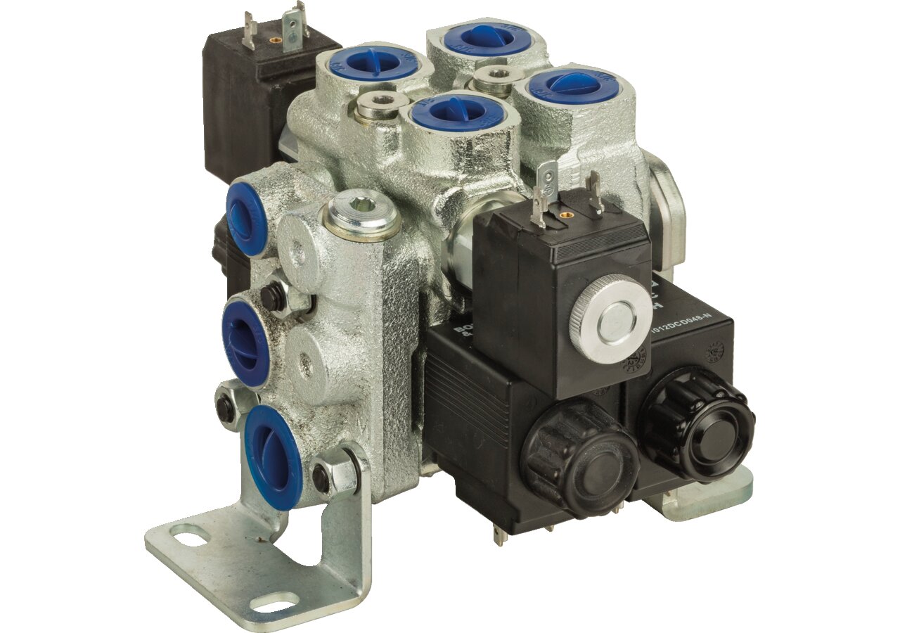 Steuerventil LS, BW05LS/2, 1 x A003AB, 1 x A003, 12 V Bondioli & Pavesi
