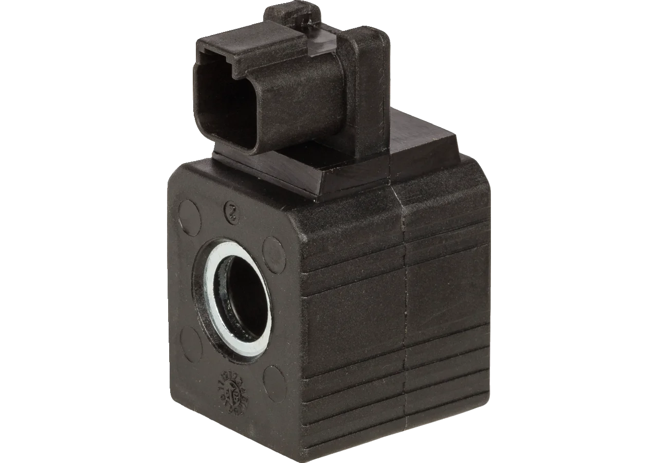 Magnetspule 12 V, ID 14,3 mm, L 40 mm, 32 Watt mit Deutsch Steckanschluss Bondioli & Pavesi