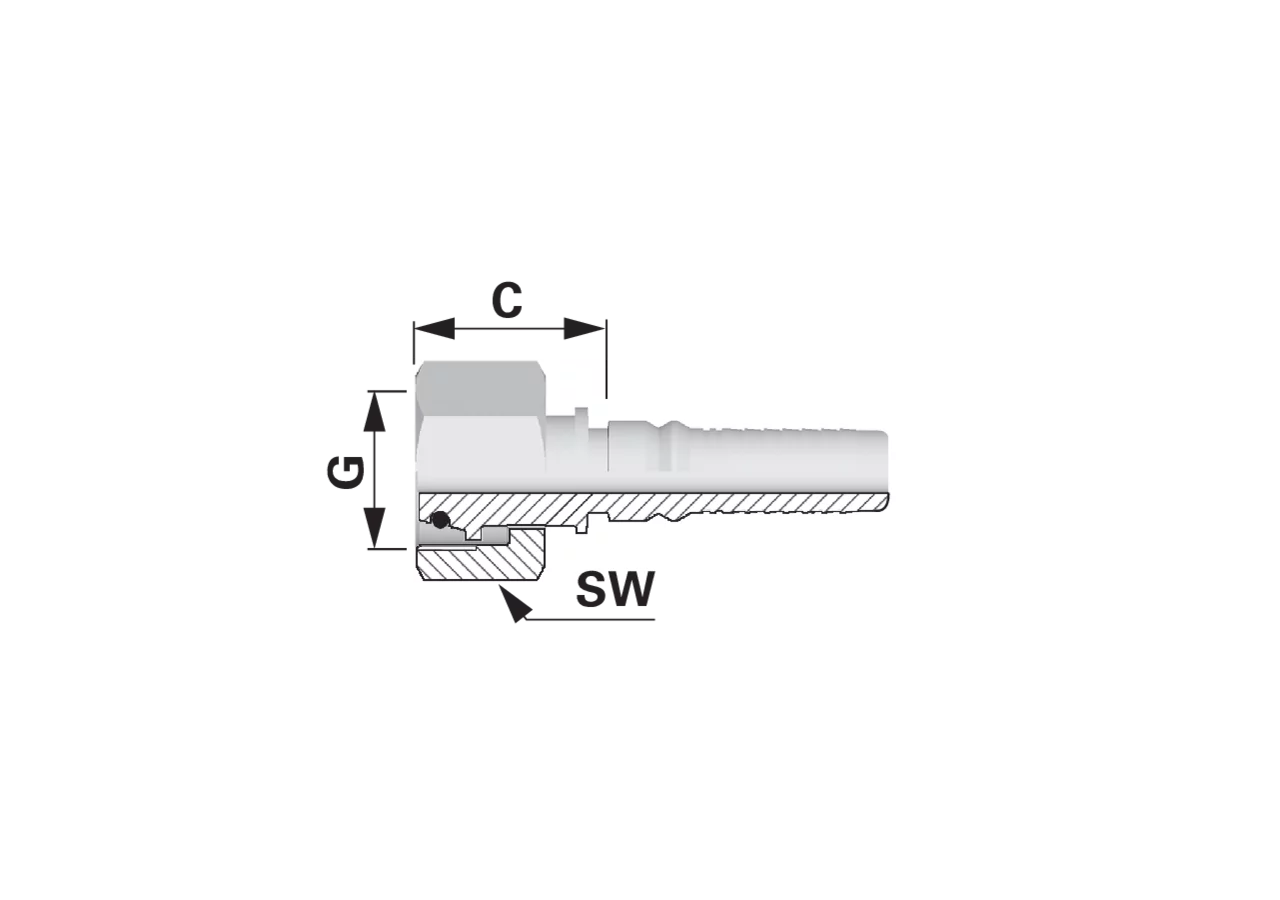 Dichtkegel DKOS IL-EVO DN20 20S Interlock EVO Alfagomma