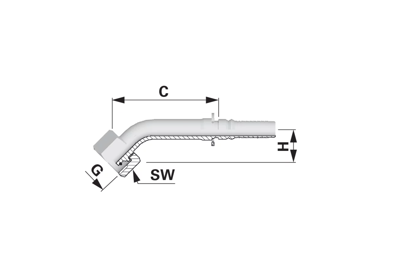Dichtkegel DKOS45 IL-EVO DN40 38S Interlock EVO Alfagomma