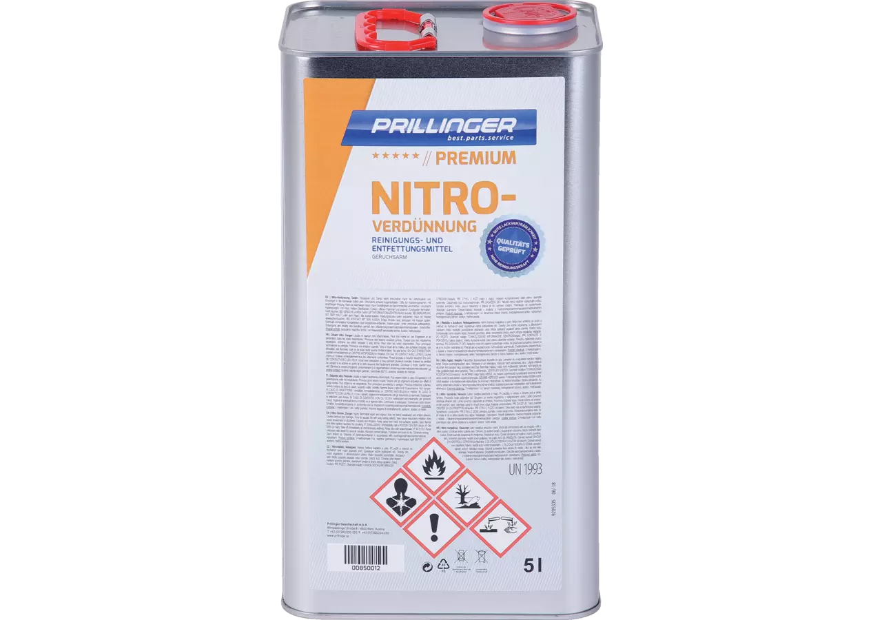 Prillinger Premium Nitro-Verdünnung, 5 Liter Prillinger Premium