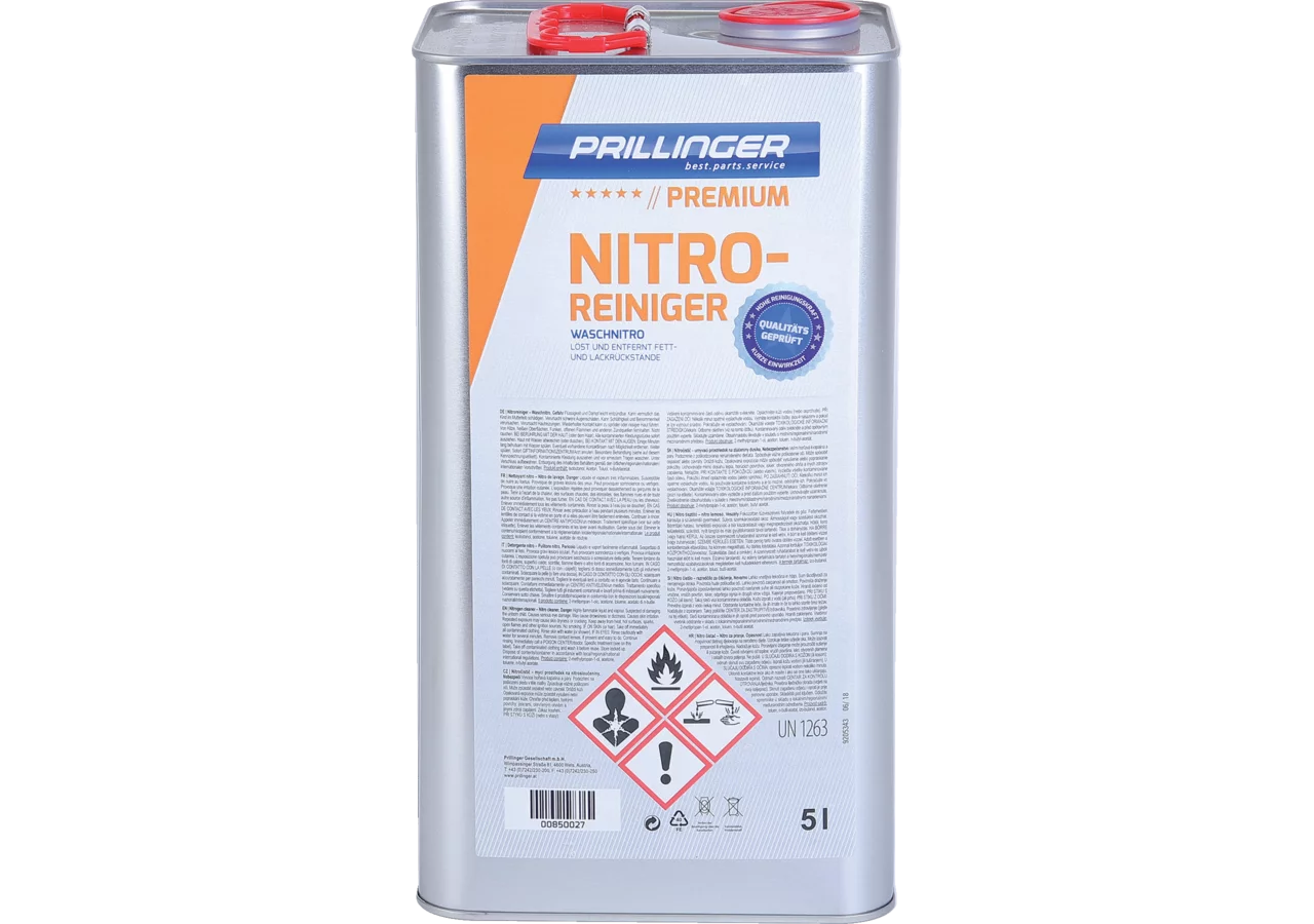 Prillinger Premium Nitro-Reiniger Premium-Waschnitro 5 Liter Prillinger Premium