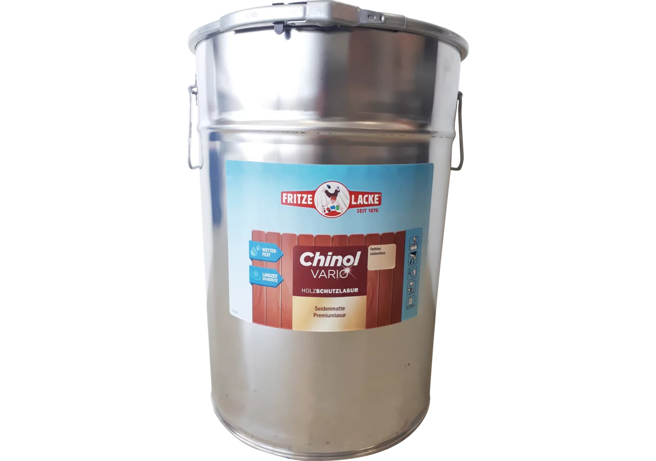 Fritze Lacke Holzschutzlasur Chinol-Vario Palisander 107 20 Liter Seidenmatt Fritze Lacke