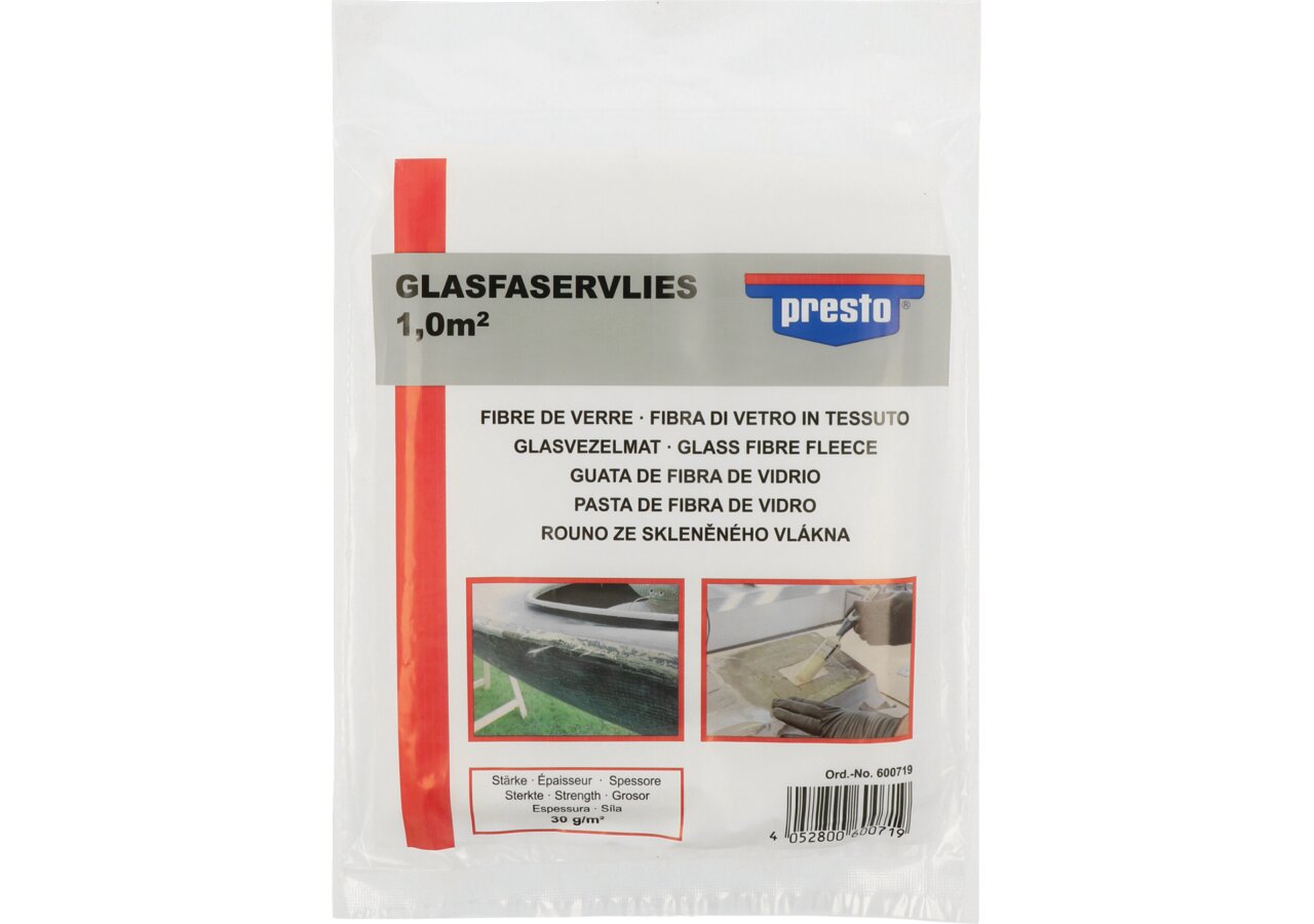 presto Glasfaservlies 1 m² presto