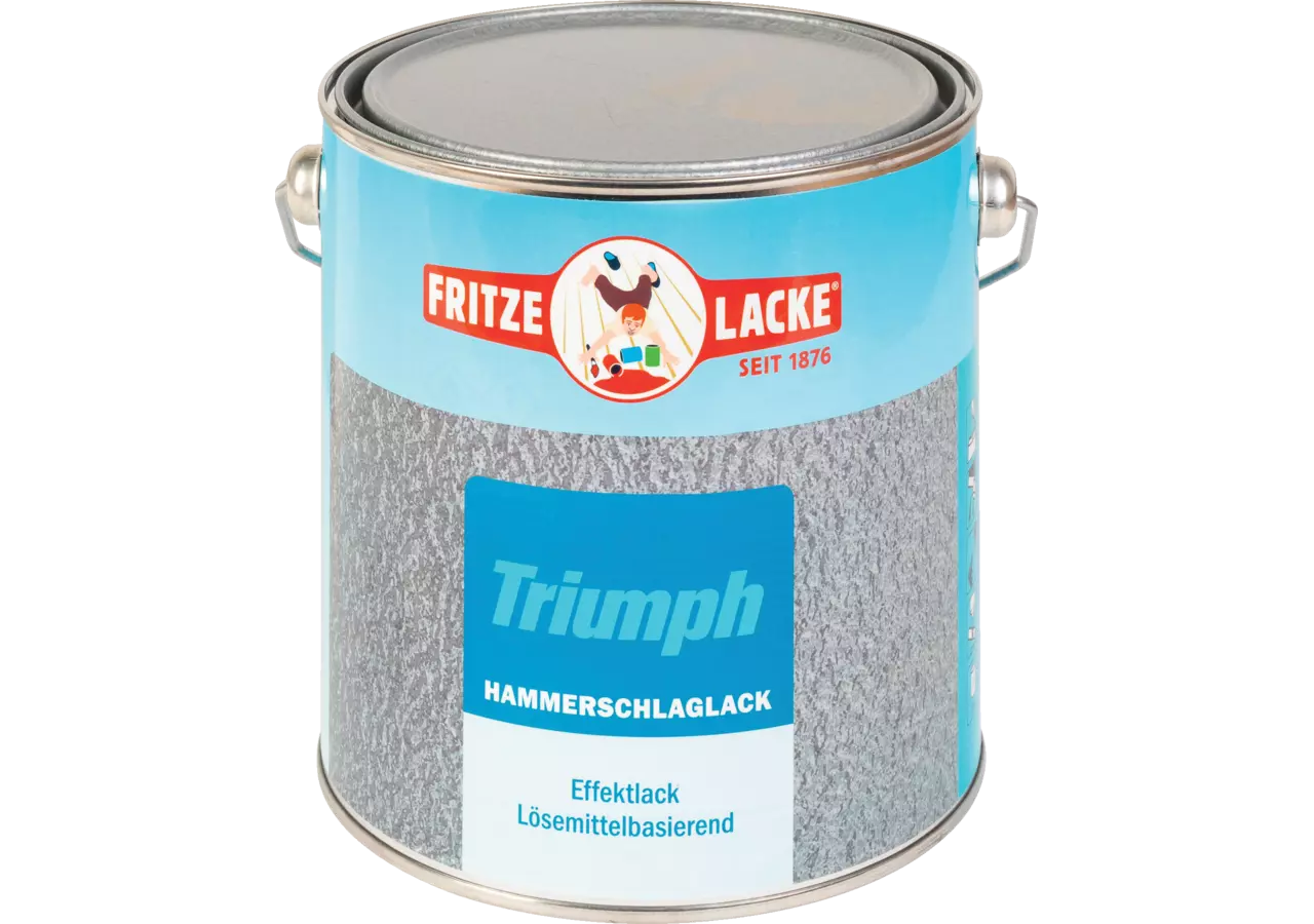 Hammerschlaglack Blau, 2,5 Liter Fritze Lacke