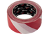 Warnklebeband weiß/rot, 50 mm x 33 m GartenShop24