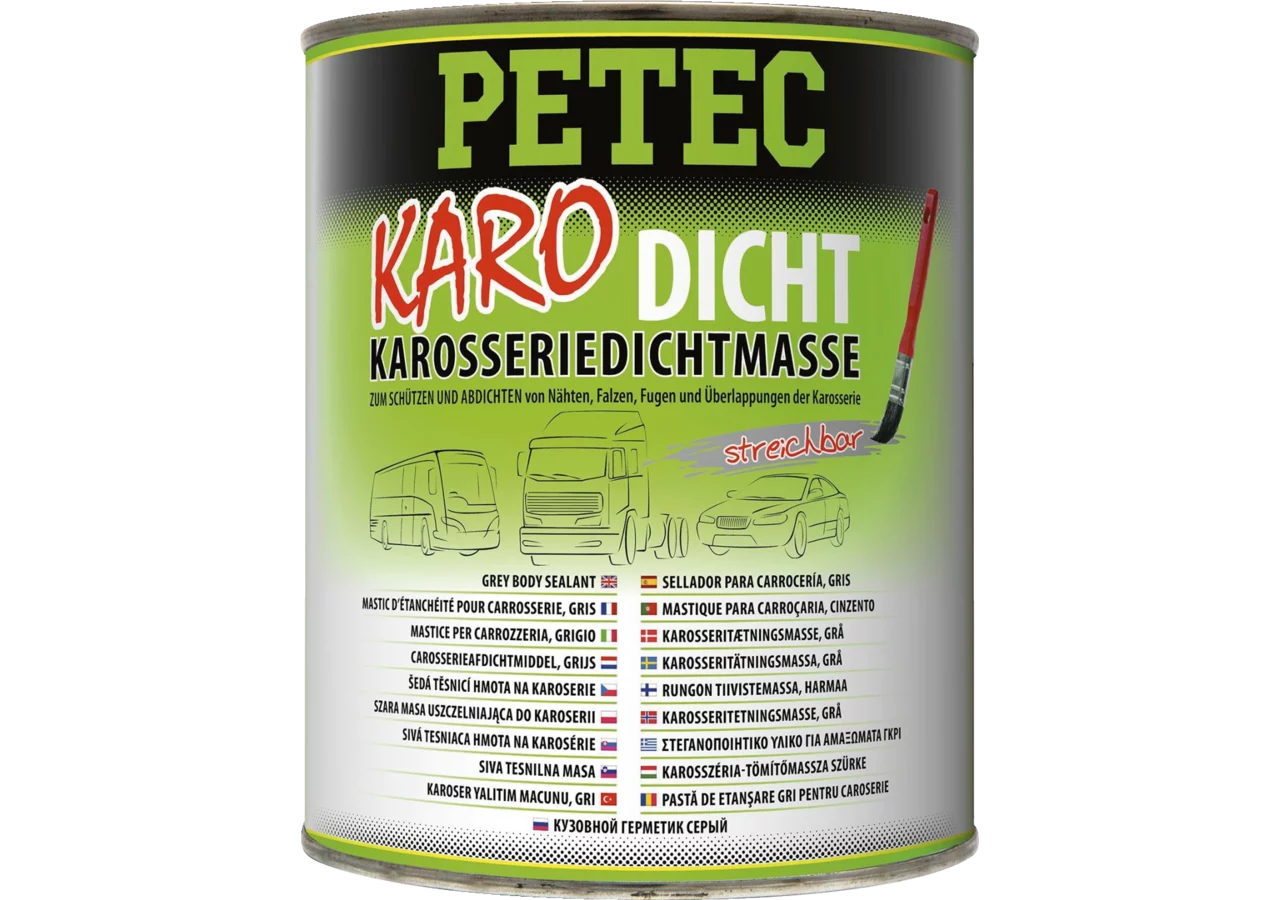 Karosseriedichtmasse Karo-Dicht grau, 1 kg PETEC