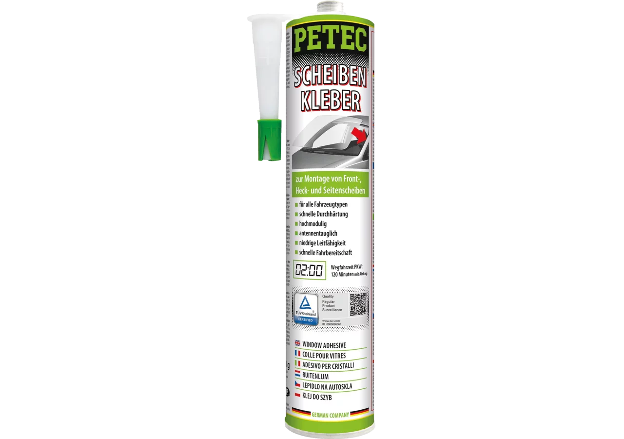 Scheibenkleber schwarz, 310 ml Kartusche PETEC