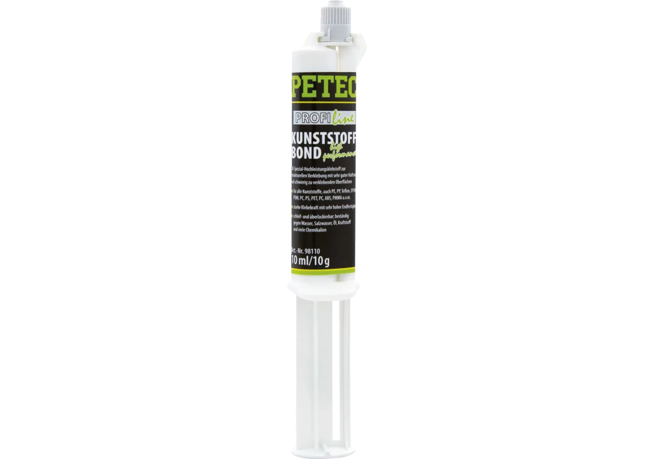 Hochleistungsklebstoff KunststoffBond high performance weiß, 10 ml Doppelspritze PETEC