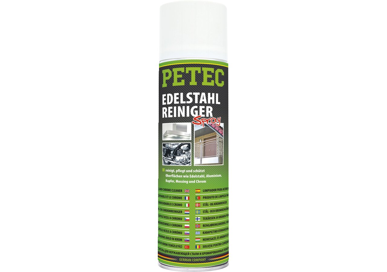 Edelstahlreiniger mit NSF Freigabe, 500 ml Spraydose PETEC