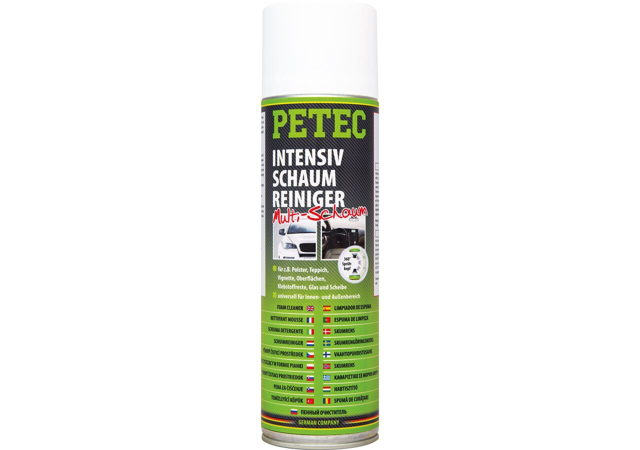 Intensivschaumreiniger mit NSF Freigabe, 500 ml Spraydose PETEC