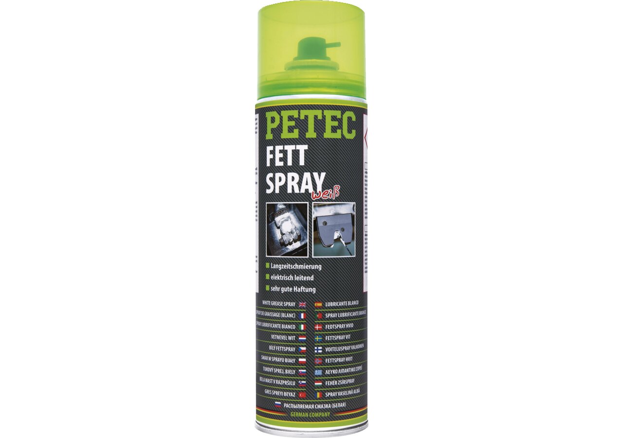 Fettspray weiß, 500 ml Spraydose PETEC