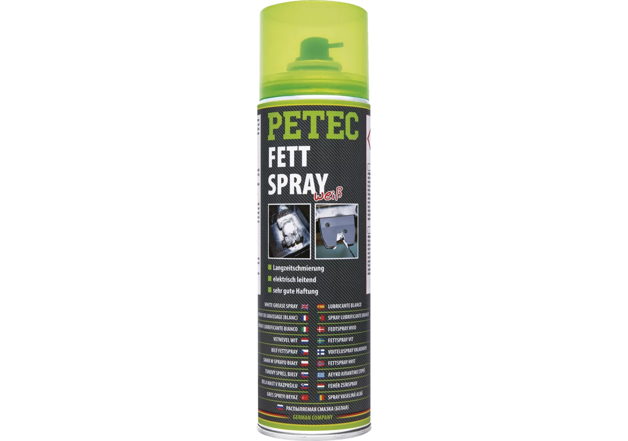 Fettspray weiß, 500 ml Spraydose PETEC