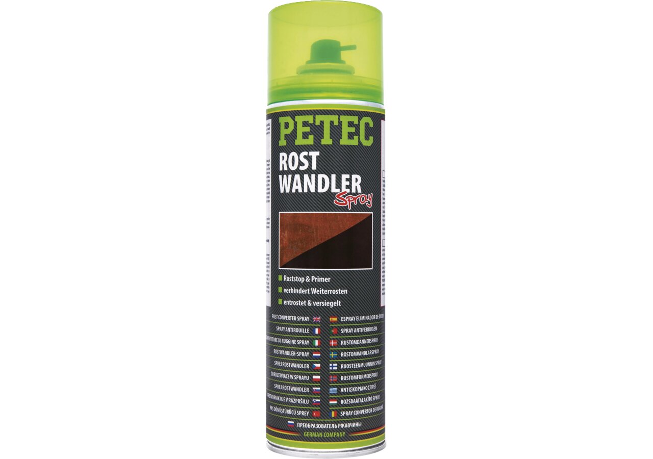 Rostumwandler Acrylbasis schwarz 500 ml, Spraydose PETEC