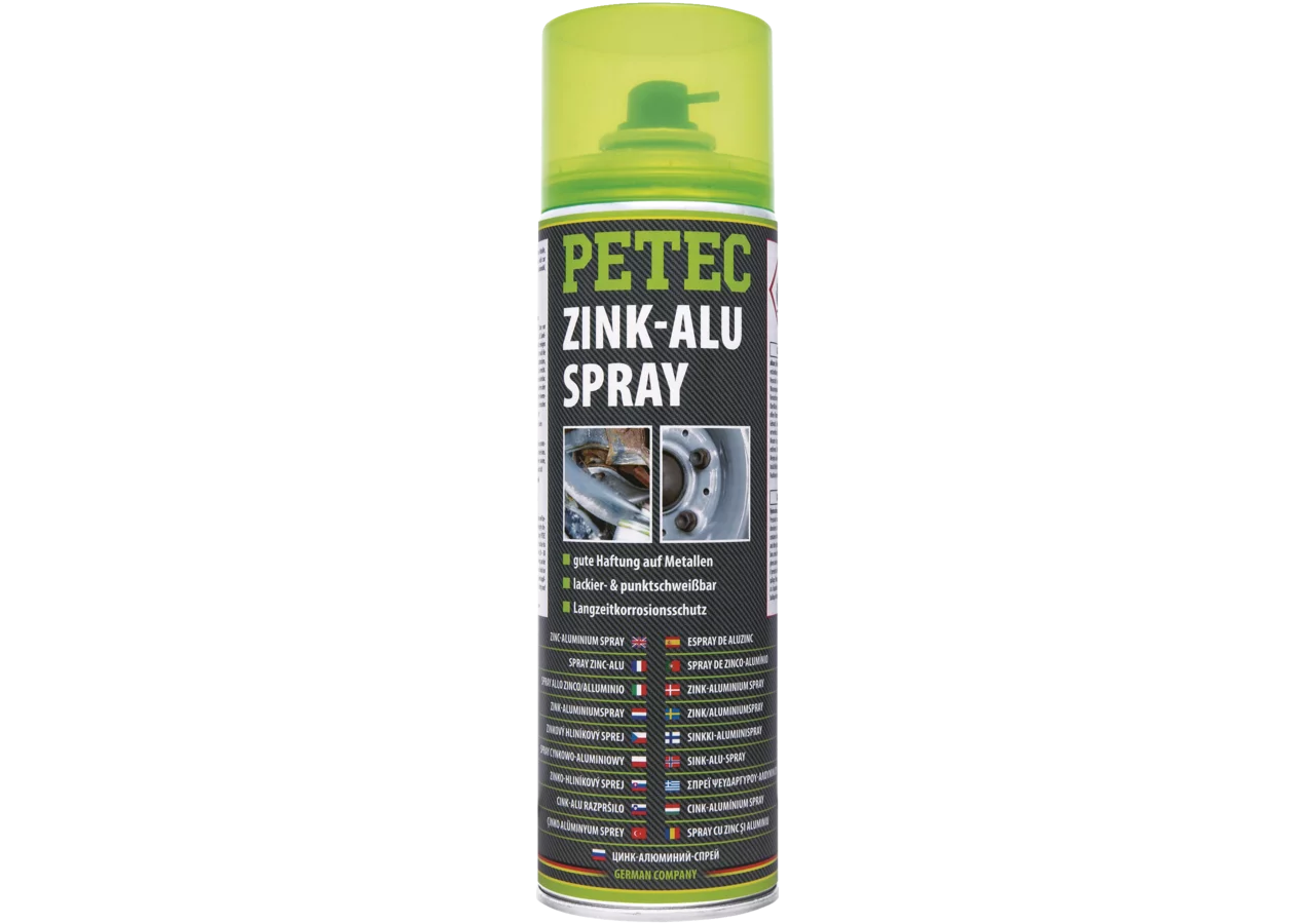 Zink-Aluspray silber 500 ml, Spraydose PETEC