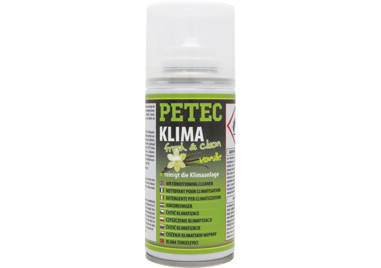 Klimareiniger fresh and clean - vanille 75 ml, Automatikspraydose PETEC