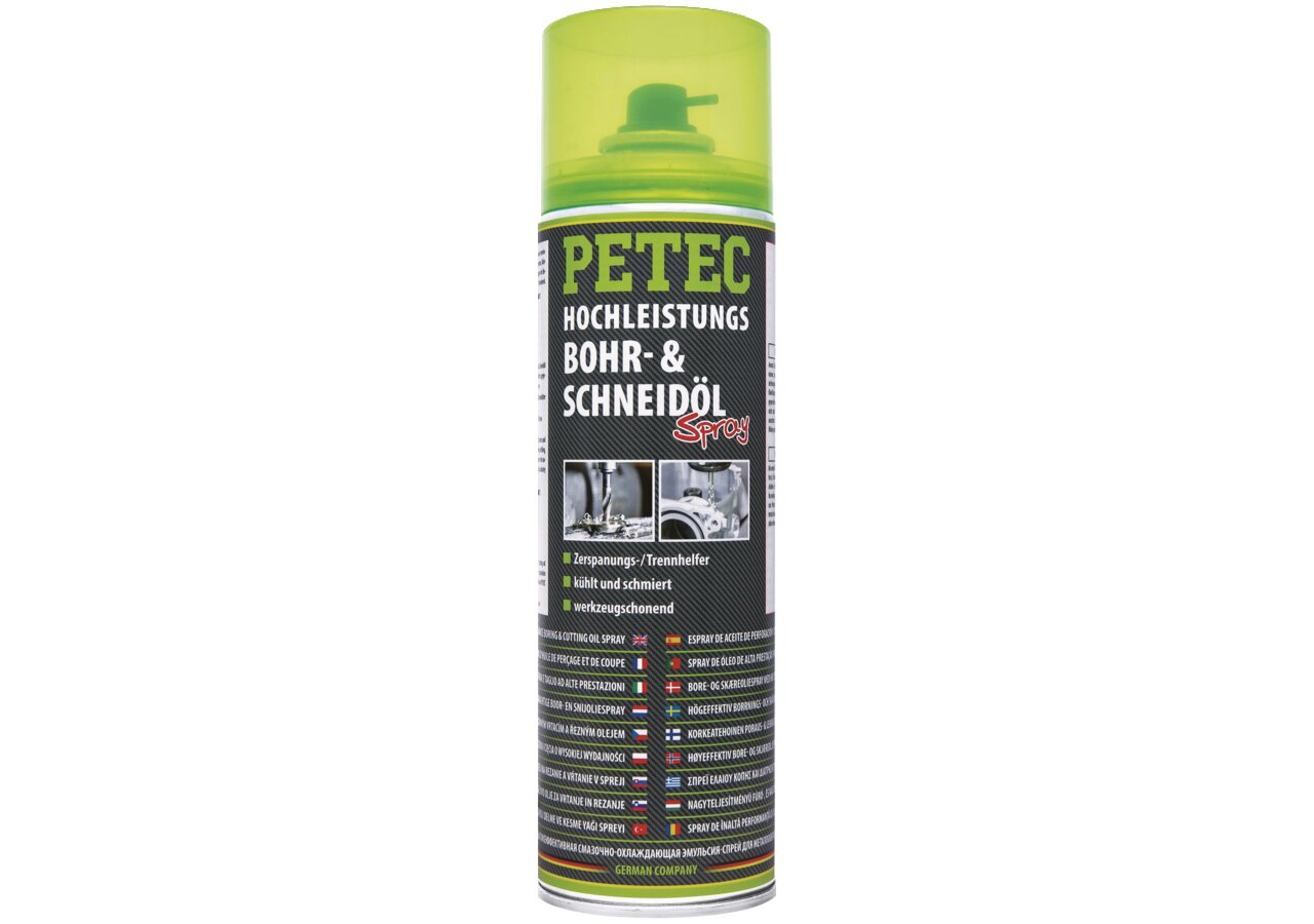 Bohr und Schneidöl silber 500 ml, Spraydose PETEC