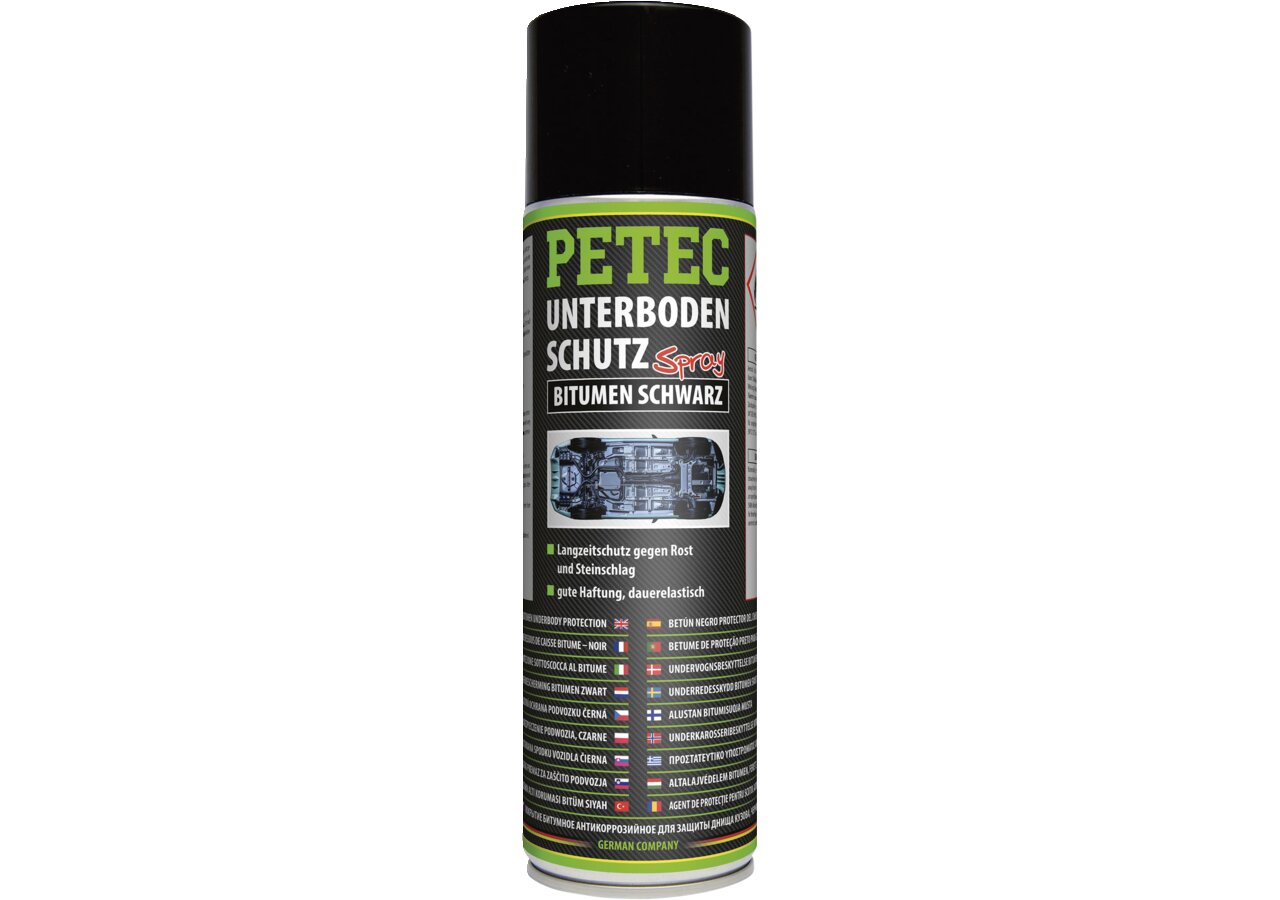 Unterbodenschutz Bitumen schwarz 500 ml, Spraydose PETEC