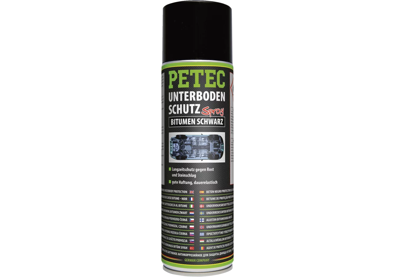 Unterbodenschutz Bitumen schwarz 500 ml, Spraydose PETEC