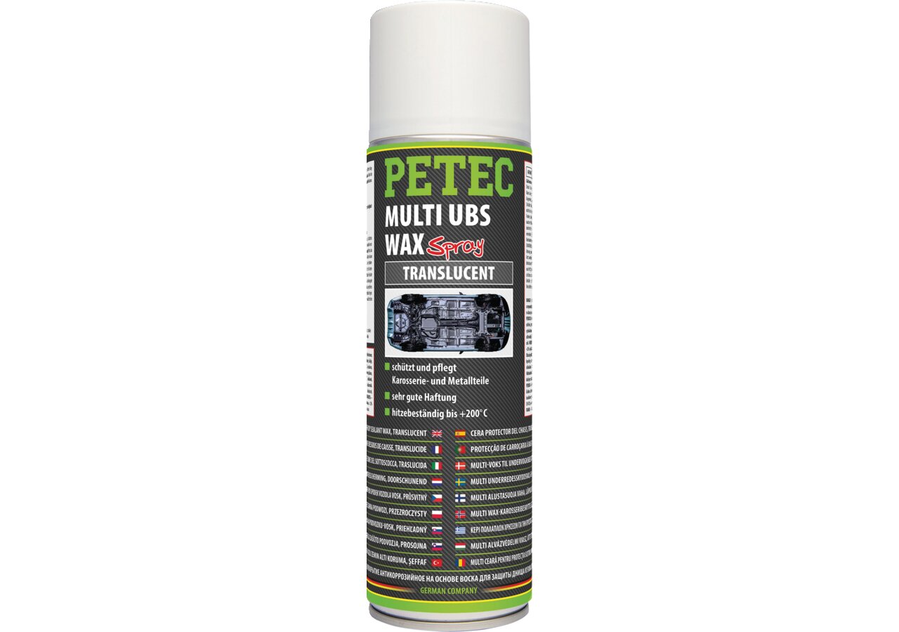 Korrosionsschutzwax Multi-UBS-Wax transparent 500 ml, Spraydose PETEC