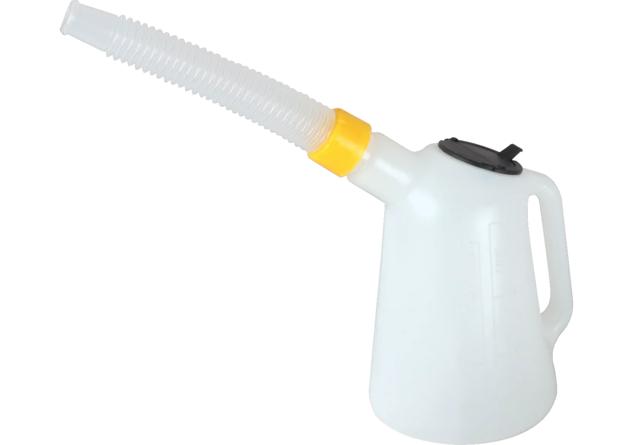 Ölmesskanne KFM 5000 ml, Kunststoff mit flexiblem Auslaufrohr Samoa-Hallbauer