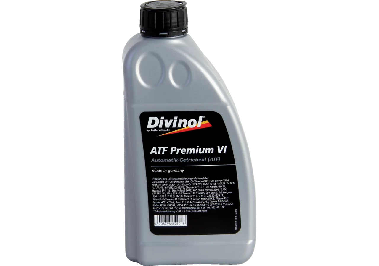 Automatikgetriebeöl ATF Premium VI, 1 Liter Divinol