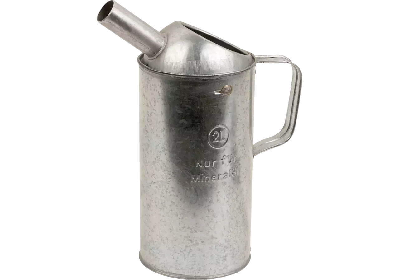 Ölmesskanne WMK 1000 ml, Weißblech Samoa-Hallbauer