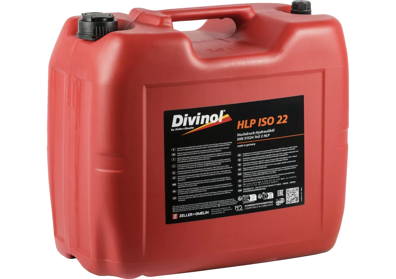 Hydrauliköl HLP ISO 22, 20 Liter Divinol