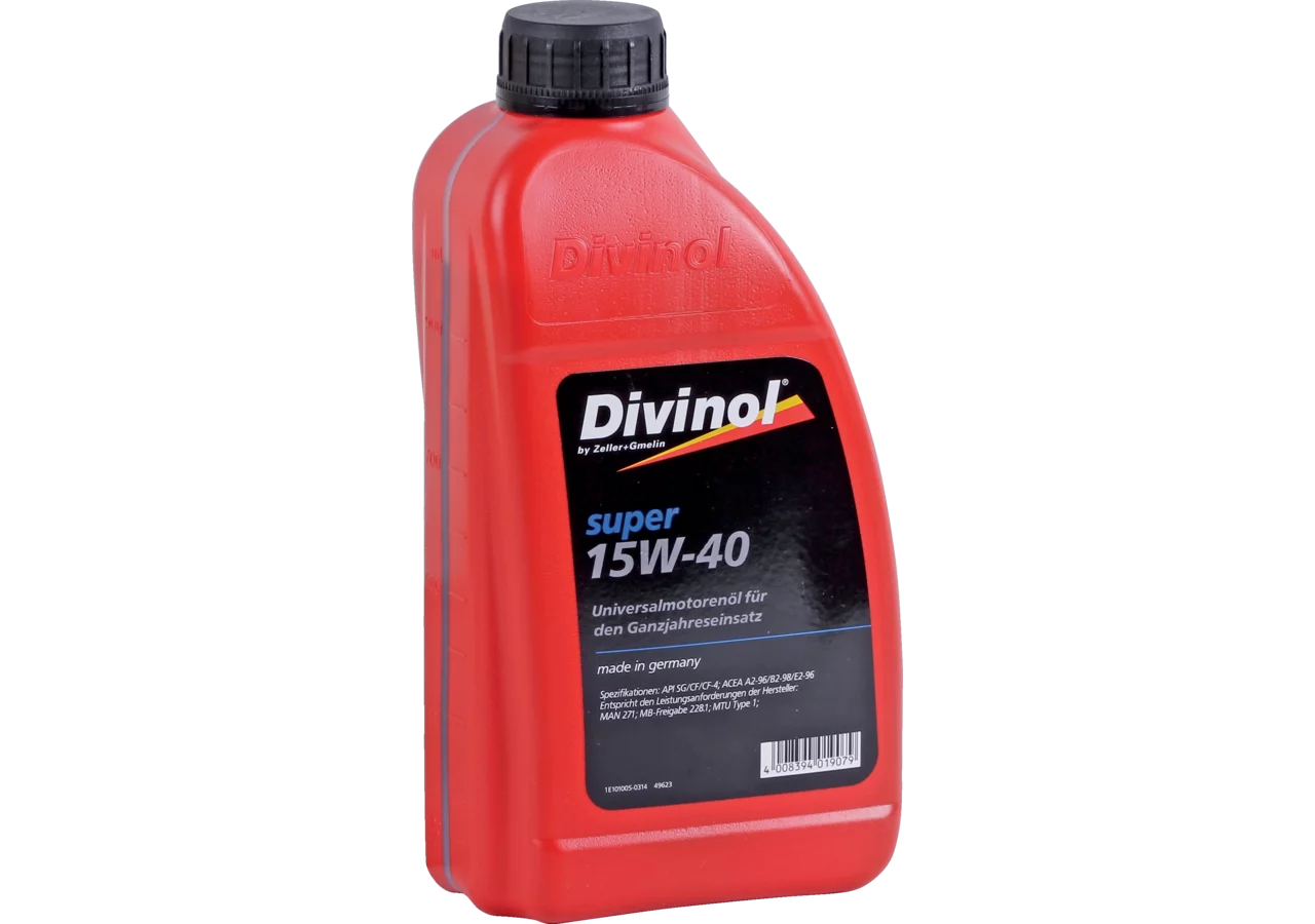 Motoröl PKW Super 15W-40, 1 Liter Divinol