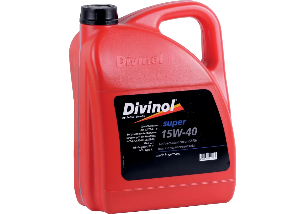 Motoröl PKW Super 15W-40, 5 Liter Divinol