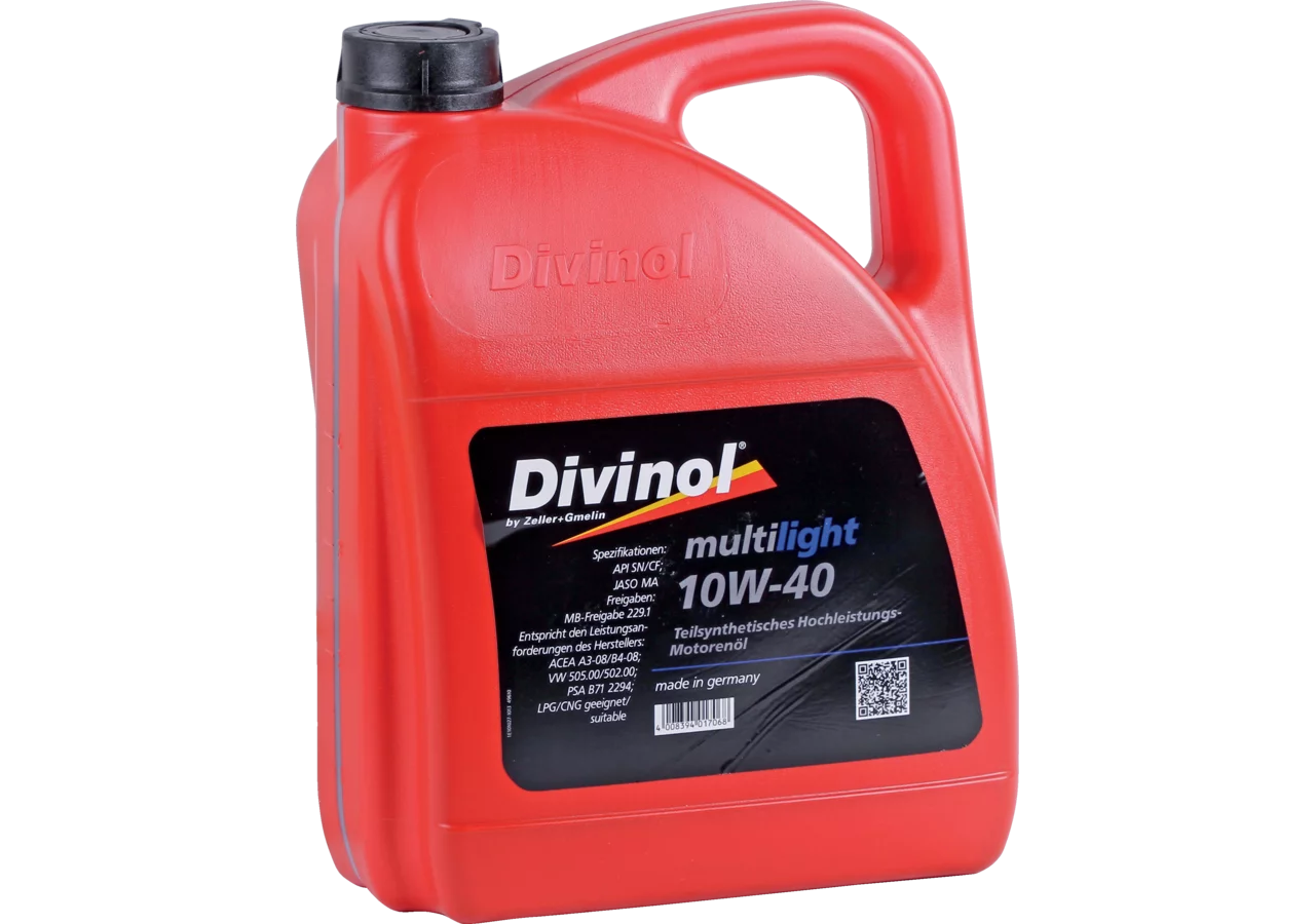 Motoröl PKW Multilight 10W-40, 5 Liter Divinol