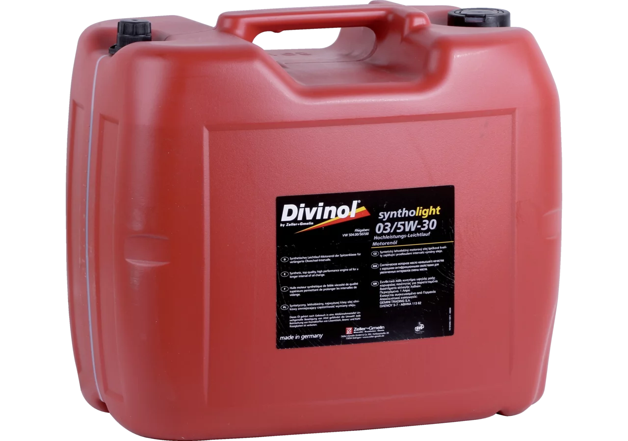 Motoröl PKW Syntholight 03 5W-30, 20 Liter Divinol