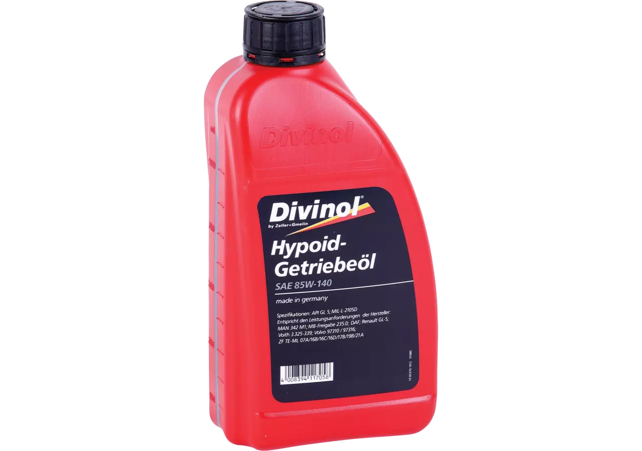 Getriebeöl Hypoid SAE 85W-140, 1 Liter Divinol