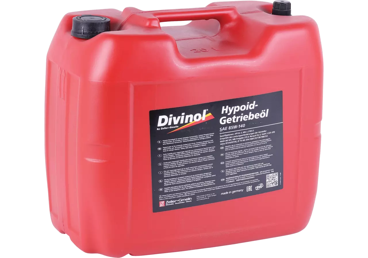 Getriebeöl Hypoid SAE 85W-140, 20 Liter Divinol
