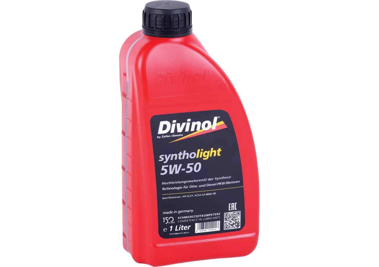 Motoröl PKW Syntholight 5W-50, 1 Liter Divinol