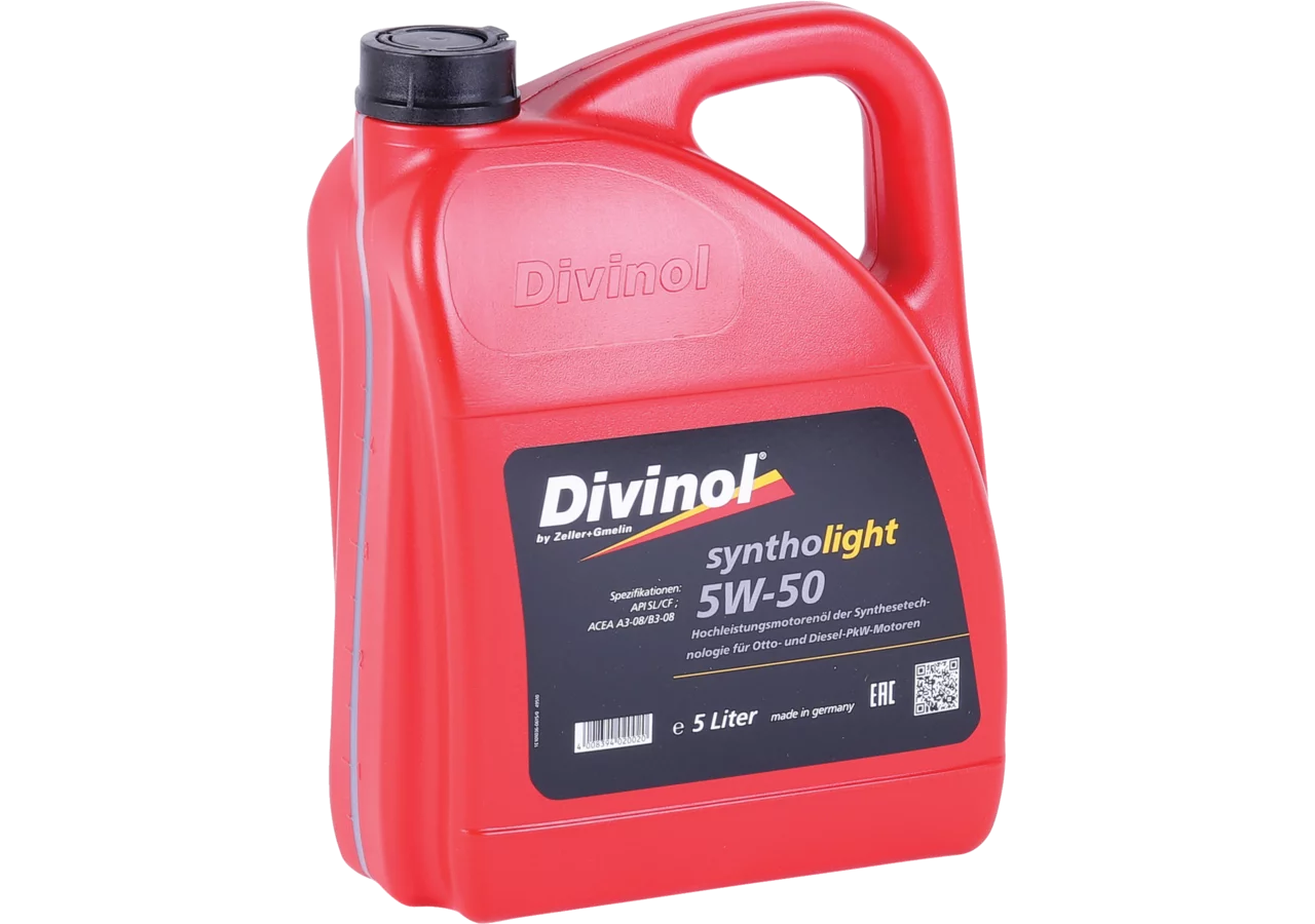Motoröl PKW Syntholight 5W-50, 5 Liter Divinol