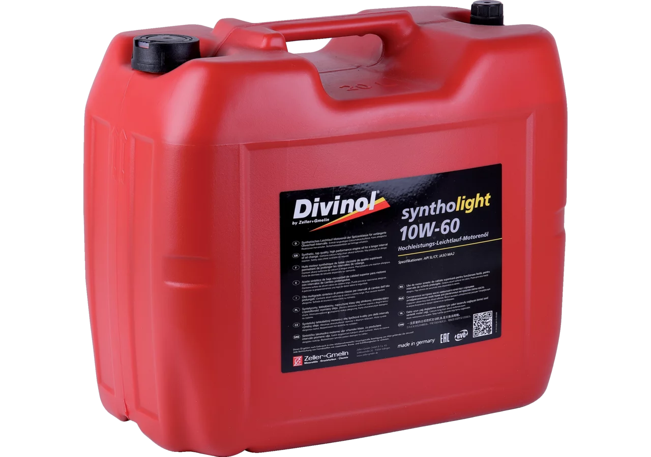 Motoröl Bike Syntholight 10W-60, 20 Liter Divinol