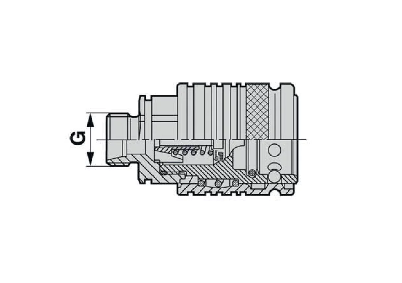 Steckkupplung Muffe Dm 14, mit IG1/4 GartenShop24 - Hochwertige Gartengeräte