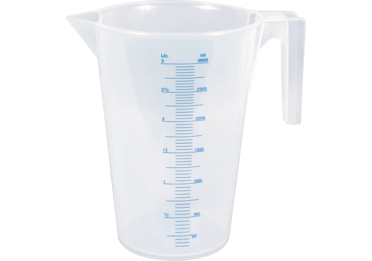 Messbecher graduiert Kunststoff, 3 Liter Mato