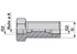 Gerade Schottverschraubung GSV M14 x 1,5 - M8 x 1 GartenShop24 - Hochwertige Gartengeräte