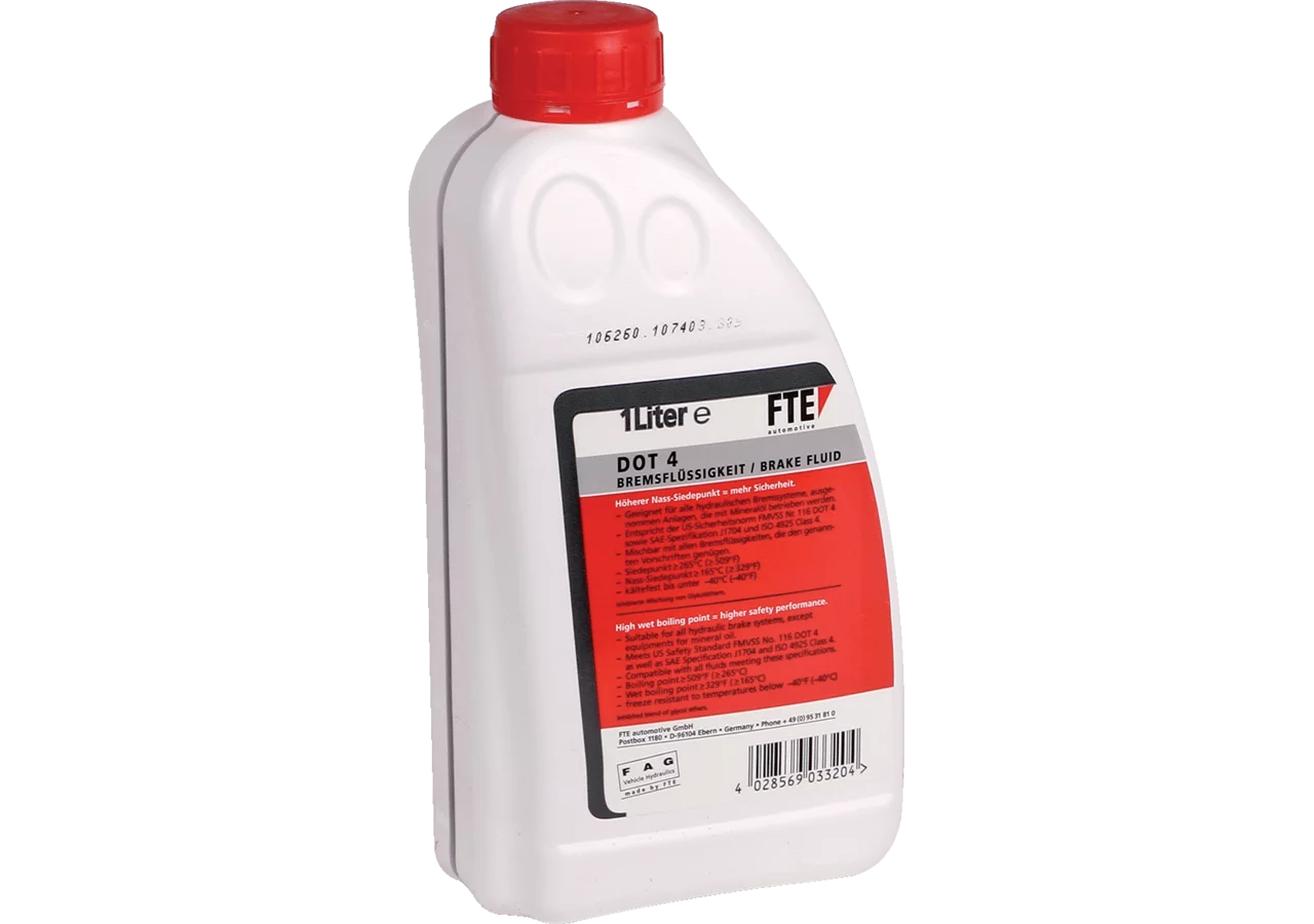 Bremsflüssigkeit DOT4, 1 Liter FTE BREMSFLÜSSIGKEIT DOT4 FTE