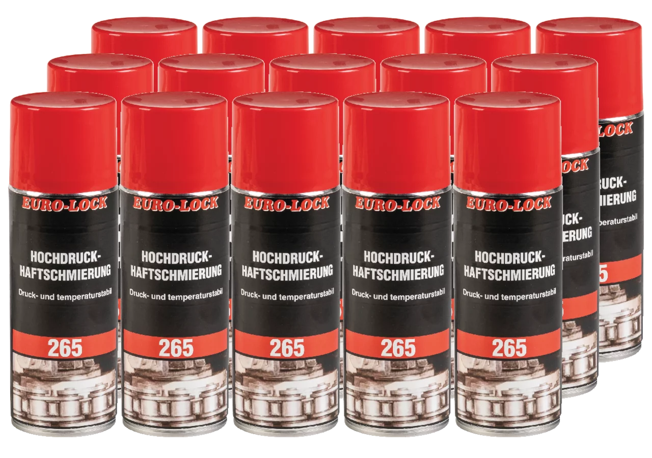 Hochdruck-Haftschmierung Los 265, 400 ml, 15 Stück Euro Lock