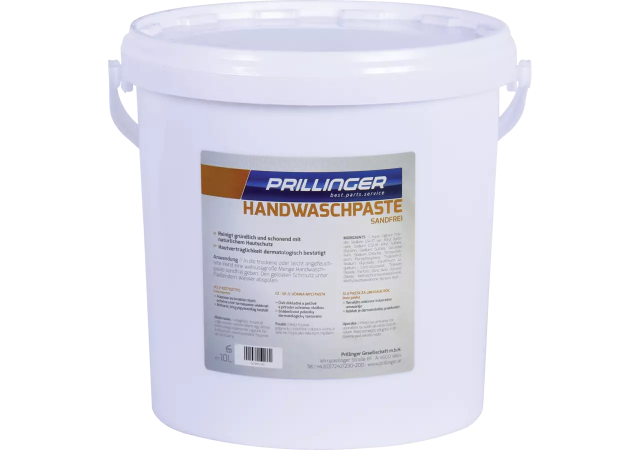 Handwaschpaste sandfrei, 10 Liter Prillinger