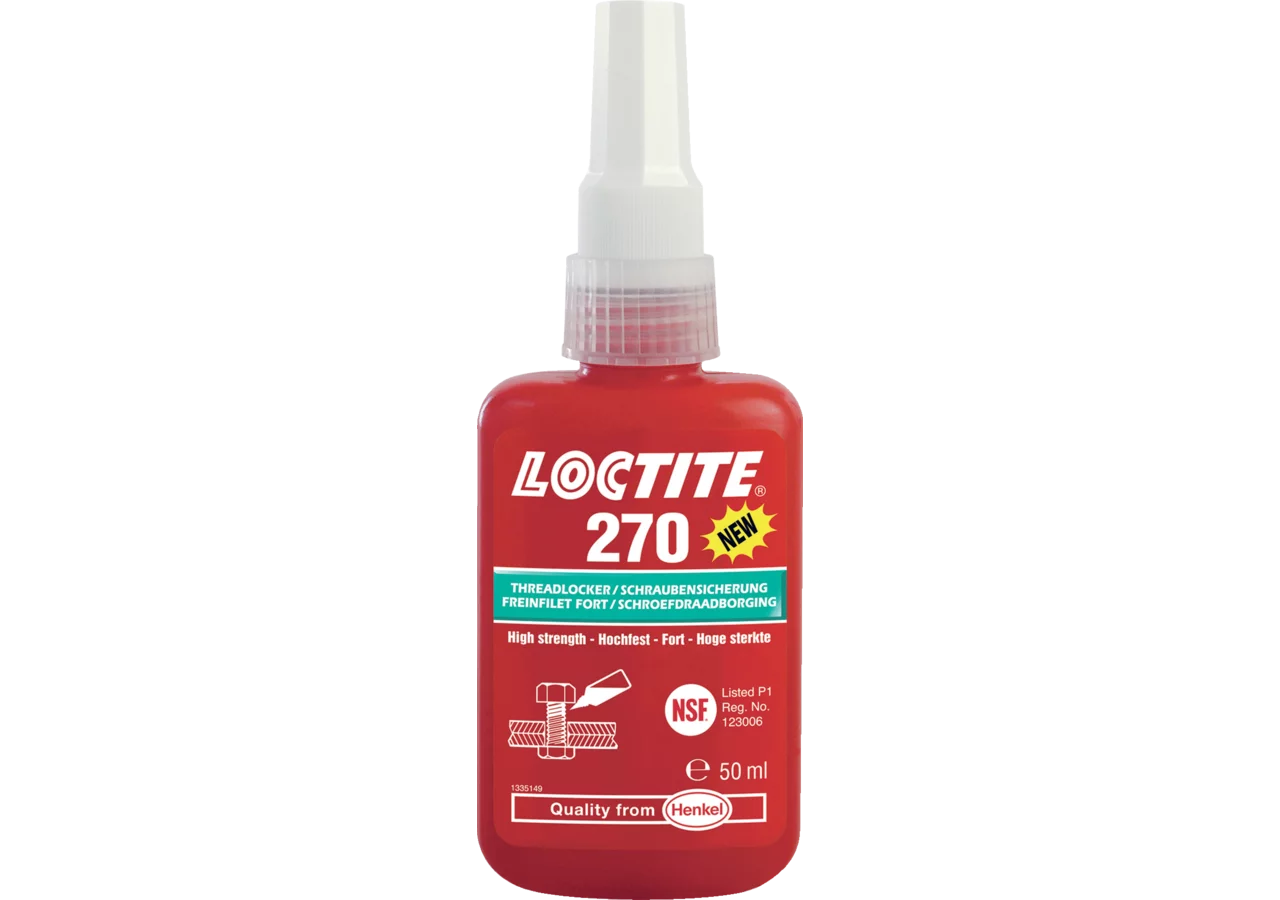 Schraubensicherung Loctite 270, hochfest mit NSFP1, 50 ml Loctite