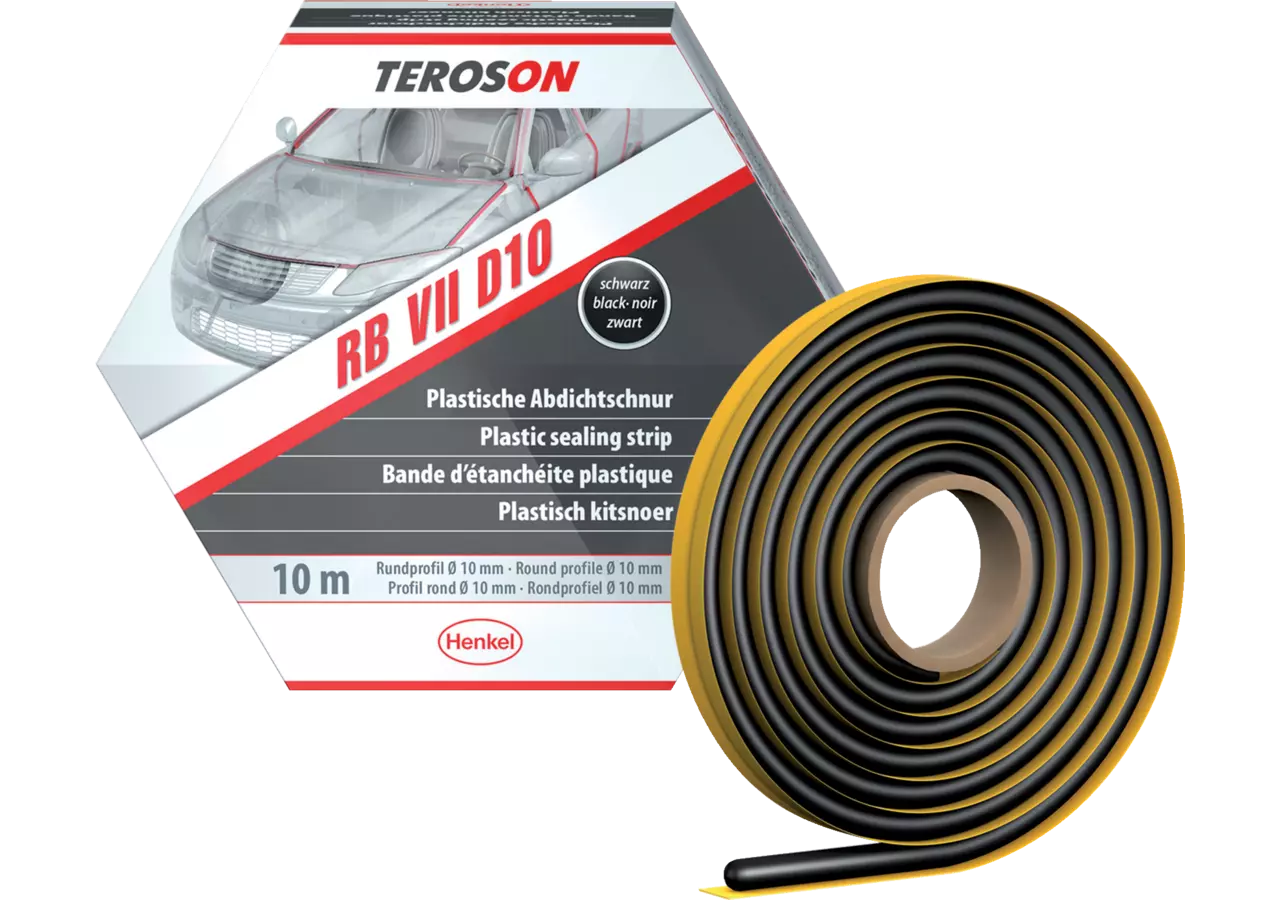 Plastische Abdichtschnur Terostat VII Rundprofil, 10 Meter Teroson
