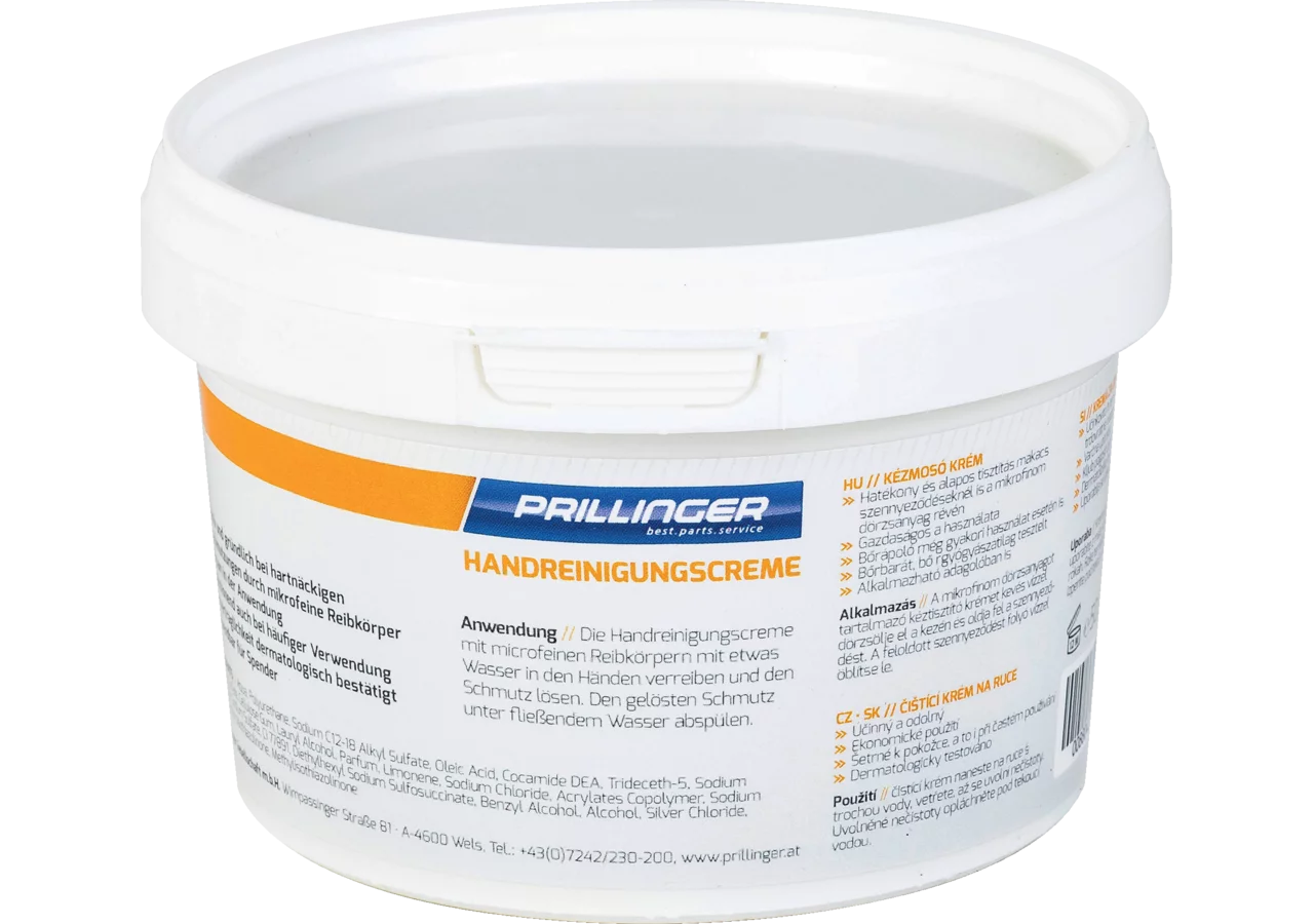 Handreinigungscreme 500 ml Prillinger